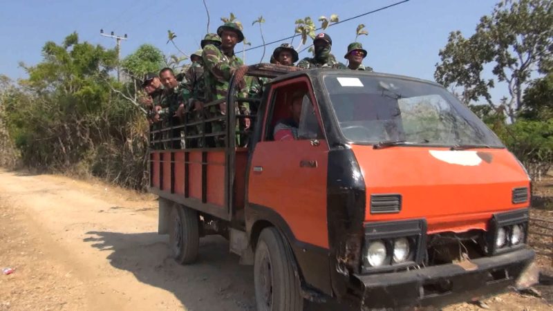 Prajurit TNI. (Budi/ SJ foto/ red.)