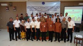 Foto bersama peserta Safety Awareness & Security Review, AirNav Cabang Surabaya. (dsb/ SJ Foto)