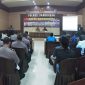 Rapat koordinasi pengamanan laga Madura United-Arema digelar Polres Pamekasan, Jumat, 19/07/2019. (foto: twitter madura united)