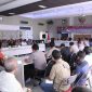 Aplikasi Delta Siap diperkenalkan dalam rapat koordinasi Polresta Sidoarjo dan pemilik Pertamini, Selasa, 16/07/2019. (fah/ SJ foto)