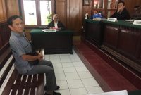 Bos Surabaya Country, Bambang Poerniawan, saat jalani sidang di PN Surabaya beberapa waktu lalu. (son/ SJ Foto/ dok)