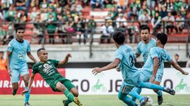 Momen Irfan jaya cetak gol ke gawang Persela, Senin, 01/07/2019. (foto: persebaya.id)