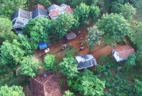 Foto udara titik nol wisata kesehatan Pulau Giliyang, Kecamatan Dungkek, Kabupaten Sumenep, Jawa Timur, Sabtu, 06/07/2019. (Budi, SJ foto)