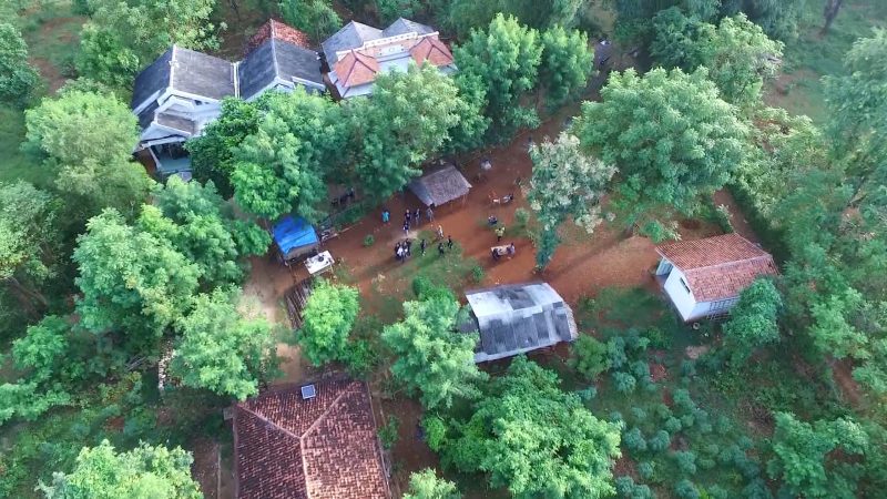 Foto udara titik nol wisata kesehatan Pulau Giliyang, Kecamatan Dungkek, Kabupaten Sumenep, Jawa Timur, Sabtu, 06/07/2019. (Budi, SJ foto)