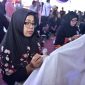Aksi membatik massal di Kabupaten Lamongan, Kamis, 18/07/2019. (mah/SJ foto)