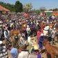 Suasana Pasar Keppo, Kabupaten Pamekasan, Jawa Timur, Selasa, 02/07/2019. (Budi/ SJ foto)