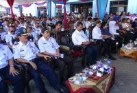 Pengoperasian dua kapal rumah sakit apung dilakukan di Pelabuhan Kalianget, Sumenep, Jawa Timur, 15/08/2019. (Didik/ SJ foto)