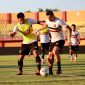 Skuad Madura United berlatih jelang hadapi Kalteng Putra dalam laga pamungkas putaran pertama Liga 1. (foto: twitter madura united)