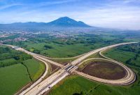 Foto udara ruas tol Pandaan-Malang. (Fah/SJ foto)