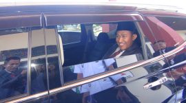 Wabup Fauzi hadiri acara Penetapan Pimpinan DPRD Sumenep, Senin, 23/09/2019. (Didik/ SJ foto)