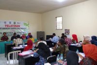 Pelatihan Pengembangan SDM digelar Kemendes PDTT dan Puskesmas Pamolokan di Kantor Kecamatan Kota Sumenep, Sabtu, 28/09/2019. (Farin/ SJ Foto)