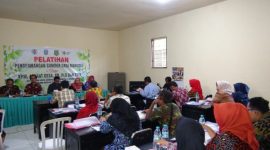 Pelatihan Pengembangan SDM digelar Kemendes PDTT dan Puskesmas Pamolokan di Kantor Kecamatan Kota Sumenep, Sabtu, 28/09/2019. (Farin/ SJ Foto)