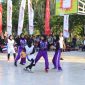 Lomba basket three on three digelar untuk memperingati Hari Perhubungan Nasional tahun 2019 di Sumenep. (Farin/ SJ foto)