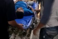 Tersangka JUF, meninggal dunia dalam perjalanan ke Rumah Sakit usai dilumpuhkan petugas BNNP Jatim. (Joe/ SJ foto)