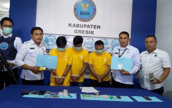 BNNK Gresik Ungkap Peredaran Narkoba Antar Pulau