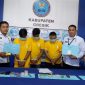 BNNK Gresik rilis kasus peredaran narkoba antar pulau, Senin, 16, 09/2019. (Juli/ SJ foto)