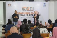 Coching clinic Jurnalis Televisi digelar IJTI Surabaya, Sabtu, 14/09/2019. (Joe/ SJ foto)