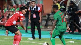 Pelatih Rasiman saat mengawal skuad Madura United. (foto: twitter madura united)