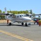 Pesawat Cessna Grand Caravan milik Susi Air tiba di Bandara Pagerungan, Rabu siang, 25/09/2019. (Didik/ SJ foto)