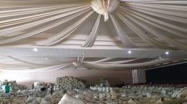 Pemandangan gudang tembakau milik PT Surya Kahuripan Semesta. (Didik/ SJ foto)