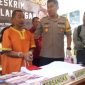 Polres Lamongan bongkar sindikat penipuan dengan modus mampu menggandakan uang. (Mahrus/ SJ Foto)