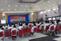 Deklarasi damai pilkades serentak tahun 2019 digelar di Gedung Korpri, Kota Sumenep, Jawa Timur, Rabu, 23/10/2019. (Didik/ SJ Foto)