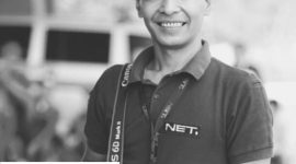 Jurnalis NET TV Adi Riyanto. (istimewa)