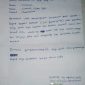 Surat permohonan maaf yang dibuat A-S kepada Bupati Sumenep, Abuya Busyro Karim. (istimewa)