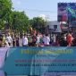 20 Grup Drumband turut memeriahkan Grand Launching hari santri 2019 yang digelar di Taman Adipura, Sumenep, Minggu, 06/10/2019. (Farin/SJ Foto)
