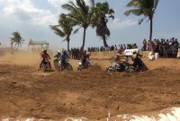 MERIAH: IMS Grass Track 2019 digelar di Sirkuit Pantai Slopeng, Kecamatan Dasuk, Sumenep, Jawa Timur, Minggu, 24/11/2019. (Didik/ SJ Foto)