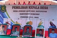 Pertimbangan keamanan, 5 calon kepala desa Juruan Laok terpaksa tidak dihadirkan ke lokasi pencoblosan Pilkades ulang, Kamis, 14/11/2019. (foto: Hartono for seputarjatim.com)
