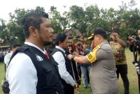 Satgas Anti Botoh dibentuk Polres Jombang untuk mencegah terjadinya perjudian selama pelaksanaan Pilkades serentak di Kabupaten Jombang, Jawa Timur, 4 November 2019 mandatang. (Mufid/ SJ Foto)