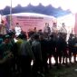 Ratusan petugas kepolisian diterjunkan ke lokasi Pilkades Juruan Laok, di Kecamatan Batuputih, Sumenep, Jawa Timur, setelah terjadinya kericuhan, Kamis, 07/11/2019. (Didik/ SJ Foto)