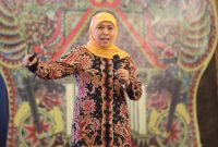 Gubernur Jawa Timur Khofifah Indar Parawansa. (Fahmi/ SJ Foto/ dok.)