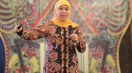 Gubernur Jawa Timur Khofifah Indar Parawansa. (Fahmi/ SJ Foto/ dok.)