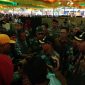 Bupati Sumenep Abuya Busyro Karim didampingi jajaran Forkopimda memantau pelaksanaan Pilkades di lapangan Paberasan, Kecamatan kota, Kamis pagi, 07/11/2019. (Didik/ SJ Foto)