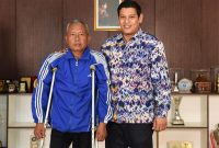 Walikota Kediri Abdullah Abu Bakar temui penyandang disabilitas di ruang kerjanya, Selasa, 03/12/2019. (Inug/ SJ Foto)