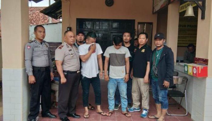 Terekam CCTV, Dua Pelaku Curanmor Dibekuk