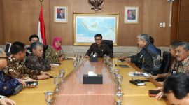 Gubernur Khofifah temui Menteri Parekraf, Wishnutama di Jakarta, Jum'at, 17/01/2020. (foto: istimewa)