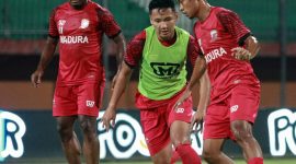 Official training Madura United, Jumat, 28/02/2020. (foto: maduraunited) 