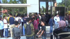 Pimpinan DPRD dilaporkan ke Kejari Sumenep. (Didik/SJ Foto) 
