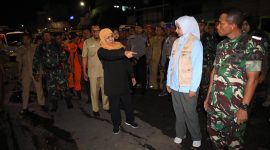 Gubernur Jawa Timur, Khofifah Indar Parawansa.(Fahmi/SJ Foto) 
