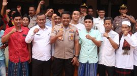 Kapolres Sumenep AKBP Deddy Supriadi blusukan ke Desa Grujugan, Gapura, Sumenep, Rabu, 04/03/2020. (*/SJ Foto) 