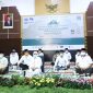 Istighosah Kubro nisfu Sya'ban digelar di Gedung Negara Grahadi, Surabaya, Rabu malam, 08/04/2020. (Yudha/SJ Foto) 