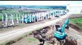 Pembangunan Bandar Udara baru di Kediri, Jawa Timur resmi dimulai hari ini, Rabu, 15/04/2020. (foto istimewa) 