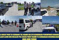 8 titik masuk ke Jawa Timur dari berbagai wilayah disekat. (Foto istinewa) 