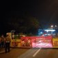 Cegah corona, Polres Bangkalan berlakukan buka tutup jembatan suramadu. (Abd/SJ Foto) 