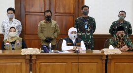 Gubernur Jatim Khofifah Indar Parawansa. (Fahmi/SJ Foto) 