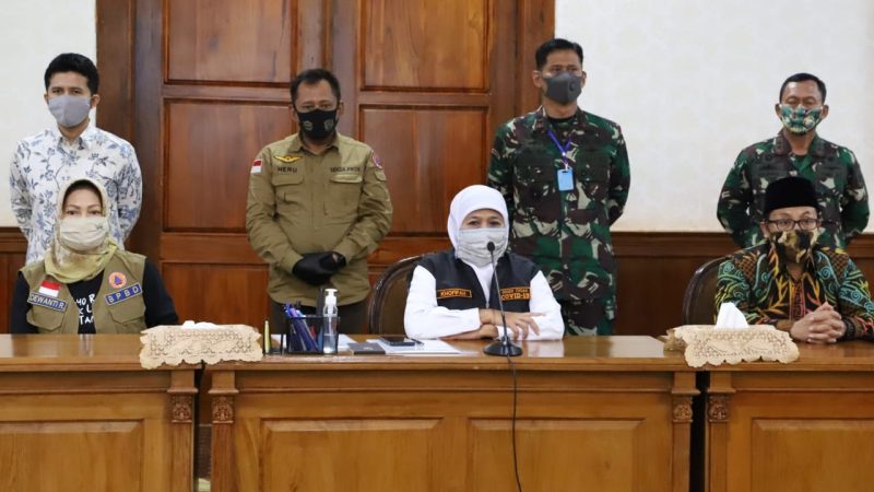 Gubernur Jatim Khofifah Indar Parawansa. (Fahmi/SJ Foto) 