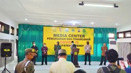 Jumpa pers digelar gugus tugas covid-19 Sumenep, Jumat, 15/05/2020. (*/SJ Foto)